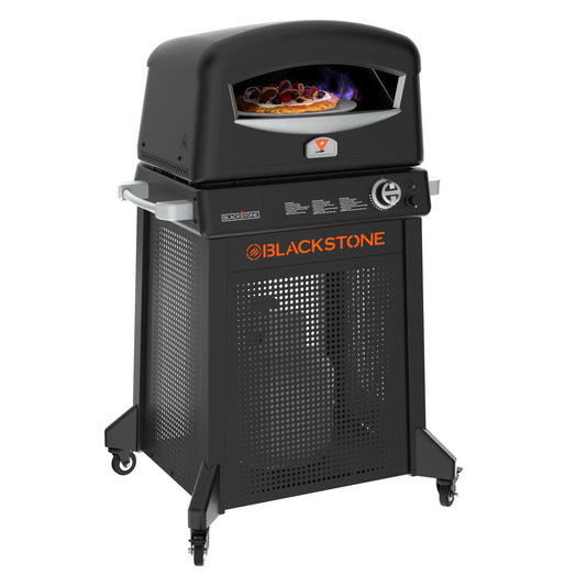 Blackstone Pizza Oven with Stand - front view with stand 