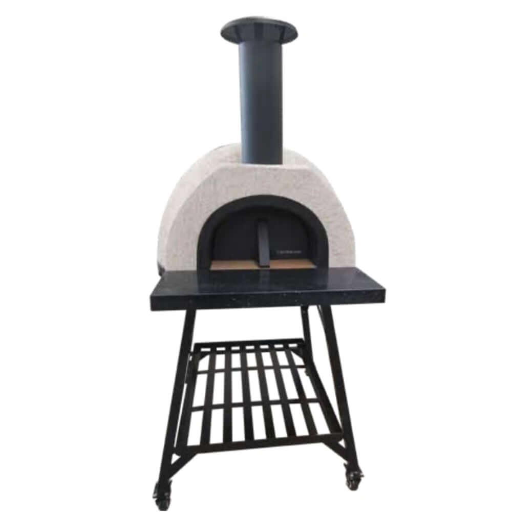 WPPO DIY Tuscany Wood Fired Oven 38D x 37W x 23H - front view with stand 